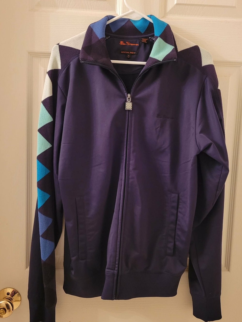 Ben Sherman "Special Brew" Track Jacket with Sleeve Accents